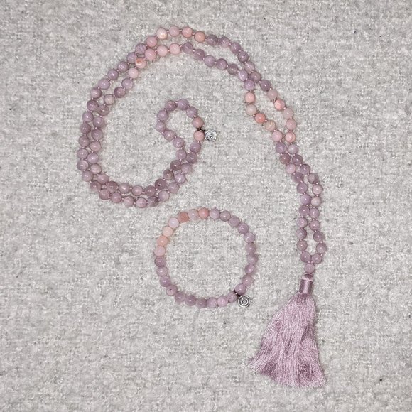 Mala Collective Jewelry - Mala Collective Necklace and Bracelet: Self Love